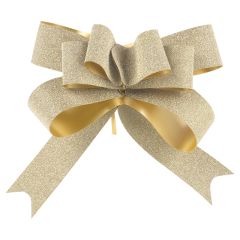 Dragrosett Lido glitter guld