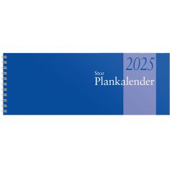 Stor Plankalender spiralbunden 2025