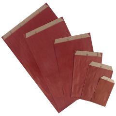 Plan papperspåse Red