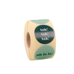 Etikett Oh la la/ tak! Fair green  UTFÖRSÄLJNING