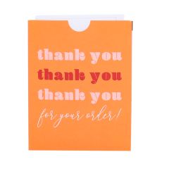 Kvittoficka "Thank you.." French Rouge   UTFÖRSÄLJNING