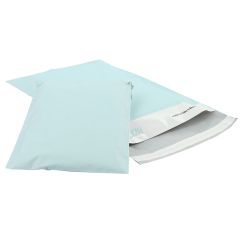 Blå e-handelspåse/postorderpåse "Miami Blue"