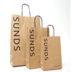 Papperspåse med tvinnat handtag