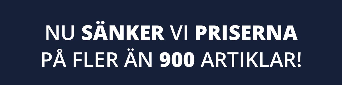 Nu sänker vi priserna på fler än 900 artiklar!