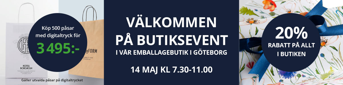Välkommen på vårt butiksevent!