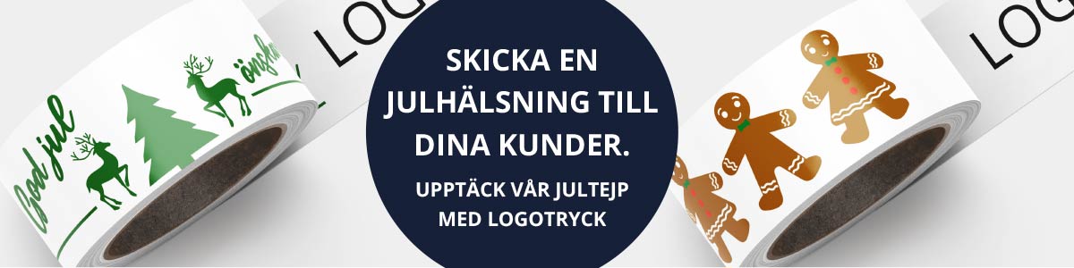 Jultejp med tryck